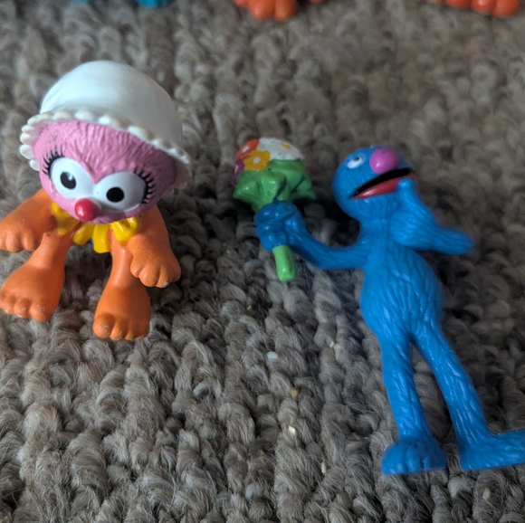 Vintage Sesame Street Lot Of 7 Character Figures - Picture 4 of 12